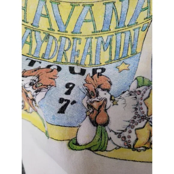 Vintage Jimmy Buffett Shirt Mens L 1997 Havana Daydreamin Murina - Picture 6 of 14